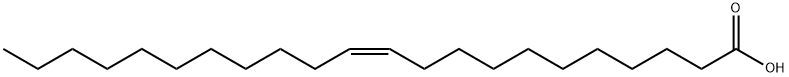 (Z)-11-ドコセン酸 化学構造式