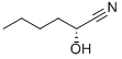 [R,(+)]-2-Hydroxyhexanenitrile Struktur