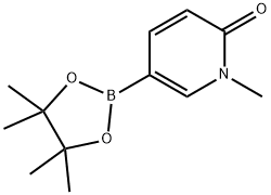 2(1H)-PYRIDINONE, 1-METHYL-5-(4,4,5,5-TETRAMETHYL-1,3,2-DIOXABOROLAN-2-YL)- Structure