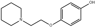 4-(2-(PIPERIDIN-1-YL)ETHOXY)PHENOL Structure