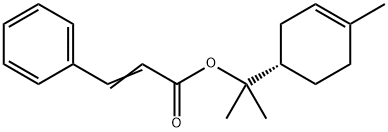 3-フェニルプロペン酸1-メチル-1-[(1S)-4-メチル-3-シクロヘキセン-1-イル]エチル