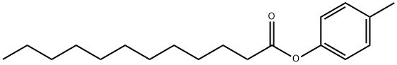 对甲苯基月桂酸酯,10024-57-4,结构式