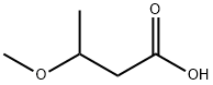 3-メトキシブタン酸 化学構造式