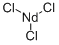 ネオジム(III)トリクロリド 化学構造式