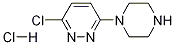 3-Chloro-6-piperazinopyridazine Hydrochloride Structure