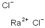 radium chloride Struktur