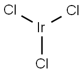 イリジウム(III)トリクロリド 化学構造式