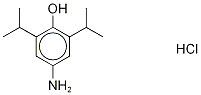 4-Amino Propofol Hydrochloride Structure