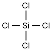 Tetrachlorosilane Struktur