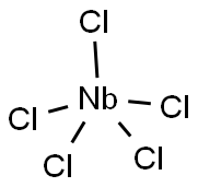 氯化铌(V), 10026-12-7, 结构式