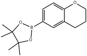 3,4-二氢苯并吡喃-6-硼酸酯 结构式