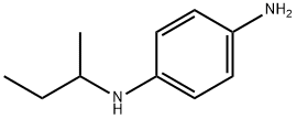 1,4-Benzenediamine, N-(1-methylpropyl)- Structure