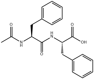 N-アセチル-L-Phe-L-Phe-OH 化学構造式
