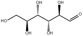 L-(-)-マンノース 化学構造式