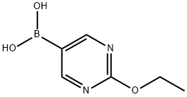 2-エトキシピリミジン-5-ボロン酸 化学構造式