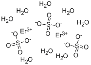 硫酸铒(III)八水化合物, 10031-52-4, 结构式