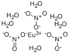 三硝酸ユウロピウム(III)·6水和物 化学構造式