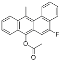 5-Fluoro-7-hydroxy-12-methylbenz(a)anthracene acetate ester Structure