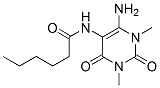 Hexanamide,  N-(6-amino-1,2,3,4-tetrahydro-1,3-dimethyl-2,4-dioxo-5-pyrimidinyl)- 结构式
