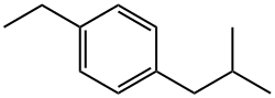 1-乙基-4-(2-甲基丙基)苯 结构式