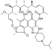 25-O-去乙酰基利福布汀, 100324-63-8, 结构式