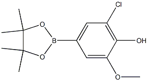 3-Chloro-4-hydroxy-5-Methoxyphenylboronic acid Structure