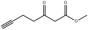 methyl 3-oxohept-6-ynoate 化学構造式