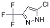 3-三氟甲基-1H-5-氯吡唑, 1003320-19-1, 结构式