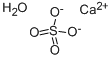 Calcium sulfate hemihydrate Struktur