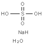 Sodium bisulfate monohydrate Structure