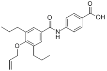 N-(4-Allyloxy-3,5-dipropylbenzoyl)-p-aminobenzoic acid|