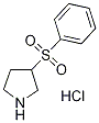 3-(Phenylsulphonyl)pyrrolidine hydrochloride Struktur