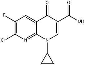 环丙基萘啶羧酸, 100361-18-0, 结构式