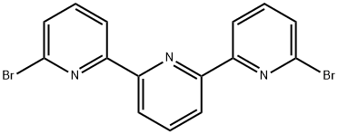 6,6''-ジブロモ-2,2':6',2''-テルピリジン 化学構造式