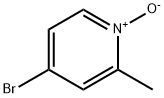 4-bromo-2-methylpyridine 1-oxide Struktur