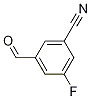 3-氟-5-甲酰基苯腈, 1003708-42-6, 结构式