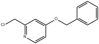 4-(BENZYLOXY)-2-(CHLOROMETHYL)PYRIDINE Structure