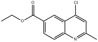 2-甲基-4-氯-5-喹啉羧酸乙酯, 100375-87-9, 结构式
