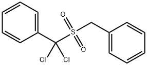 (benzylsulfonyl-dichloro-methyl)benzene 结构式