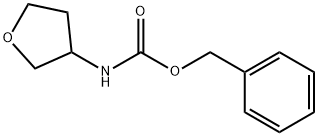 3-N-CBZ-TETRAHYDROFURAN-3-YL-AMINE Struktur