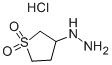 3-HYDRAZINOTETRAHYDRO-1H-1L6-THIOPHENE-1,1-DIONE HYDROCHLORIDE Struktur