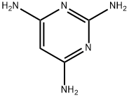 2,4,6-トリアミノピリミジン 化学構造式