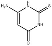 6-氨基-2-硫脲嘧啶,1004-40-6,结构式