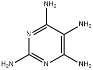 ピリミジン-2,4,5,6-テトラアミン 化学構造式