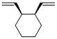cis-1,2-divinylcyclohexane  Struktur