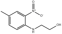 ヒドロキシエチル-2-ニトロ-P-トルイジン 化学構造式