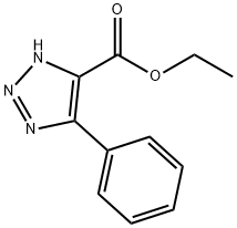 4-Phenyl-1H-1,2,3-triazole-5-carboxylic acid ethyl ester Structure