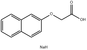 BETA-NAPHTHOXYACETIC ACID SODIUM SALT Structure