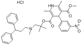 LercanidipineHcl Struktur