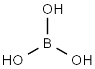 Orthoboric acid  Struktur